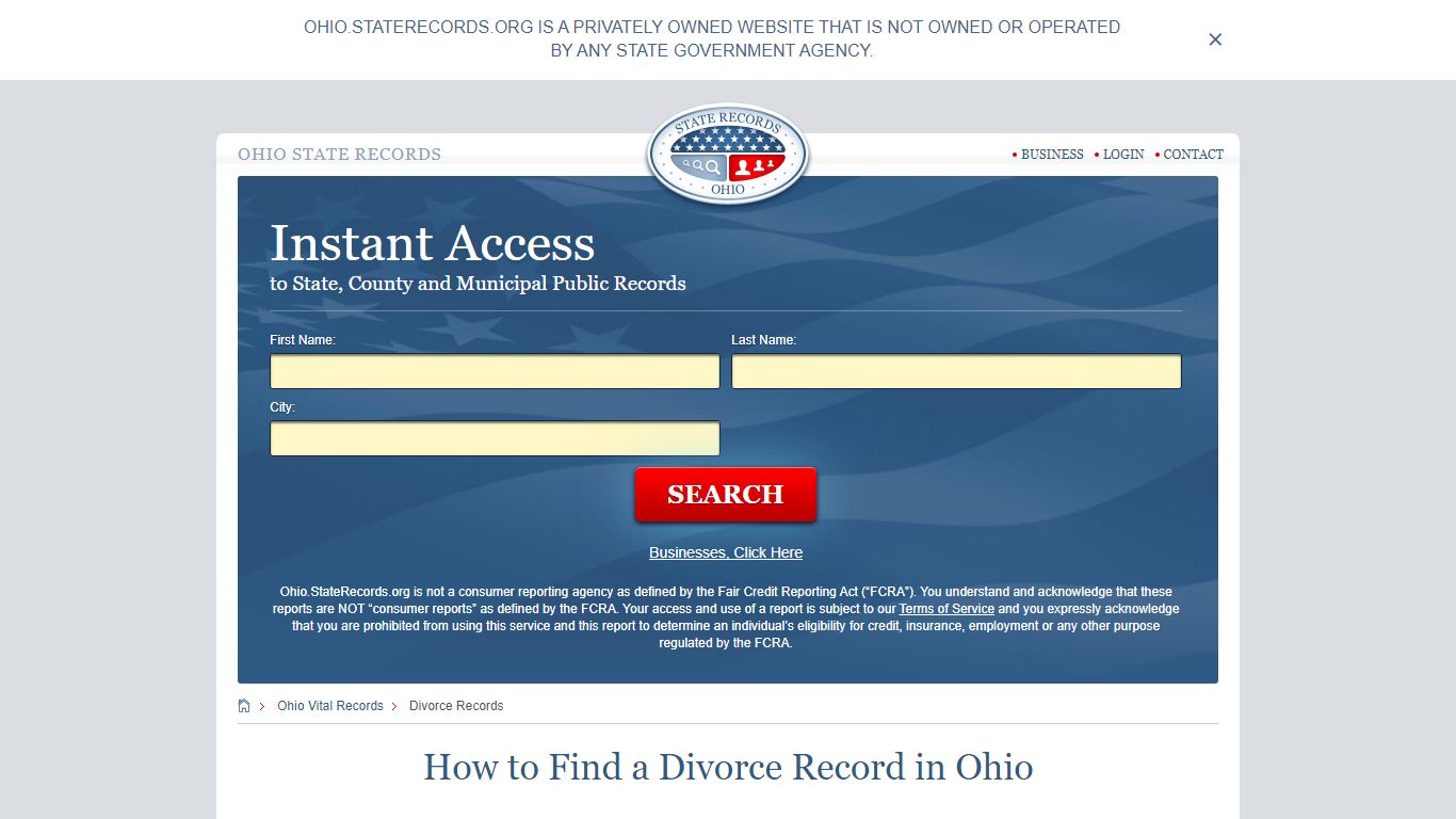 How to Find a Divorce Record in Ohio